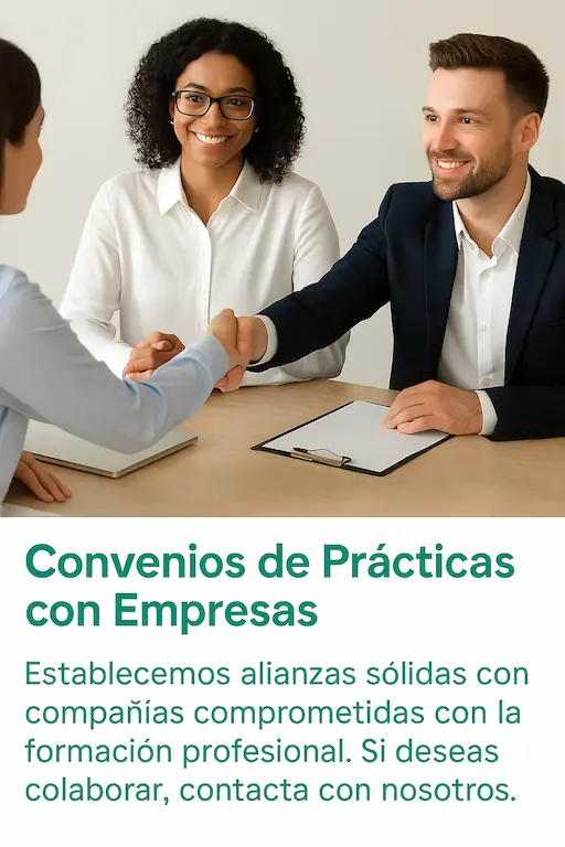 Convenios de prácticas con empresas colaboradoras