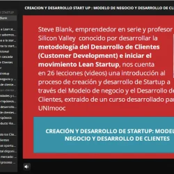 microcurso en creación y desarrollo de una startup - Steve Blank