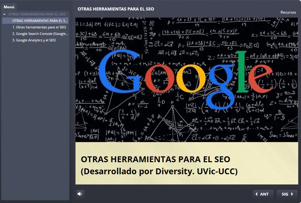 microcurso en otras herramientas para el SEO