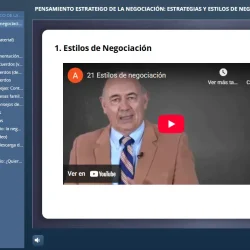 microcurso en estrategias y estilos de negociación